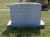 Headstone - John H. DeLee family - reverse